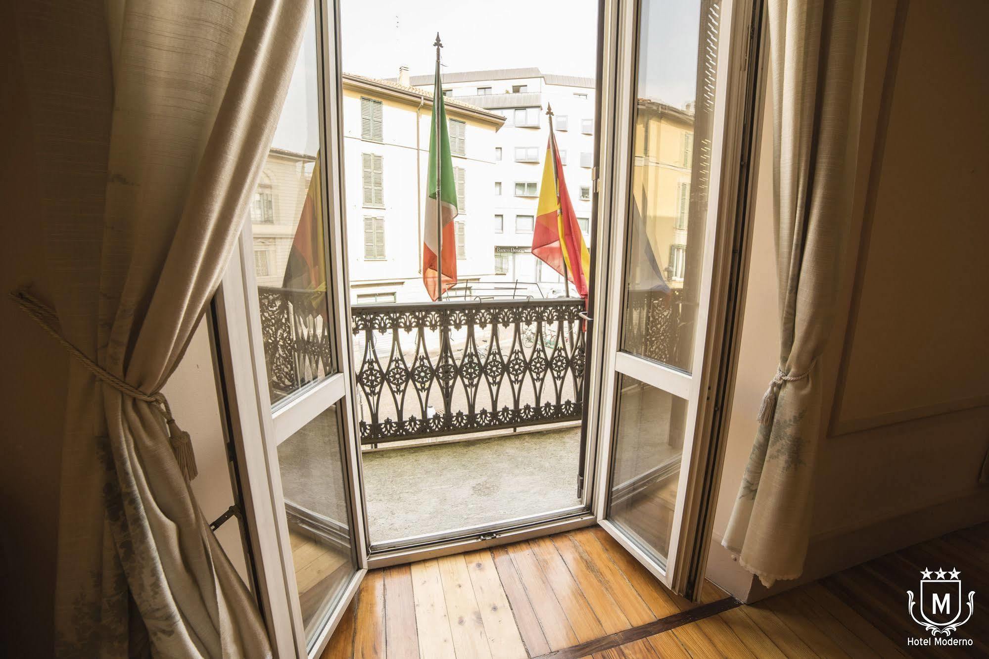 Hotel Moderno Lecco Kültér fotó